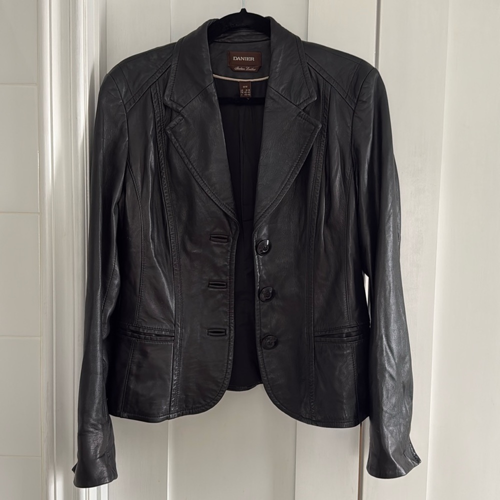 Vintage Danier Italian Leather Blazer